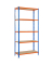Schwerlastregal MADERCLICK PLUS 5500 458100025201055 blau, orange 100,0 x 50,0 x 200,0 cm
