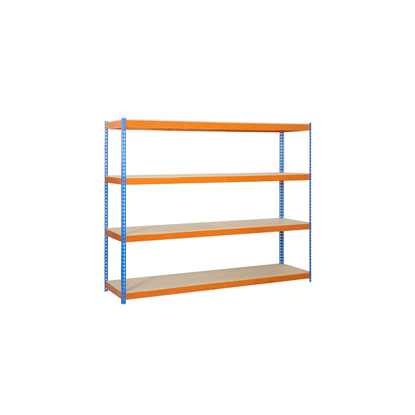 8435104920947 - Schwerlastregal SIMONFORTE 1806-4 458100045201868 blau orange 1800 x 600 x 2000 cm 8435104920947 Simon Rack 8435104920947 - Schwerlastregal SIMONFORTE 1806-4 458100045201868 blau orange 1800 x 600 x 2000 cm 8435104920947 Simon Rack