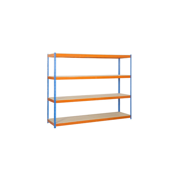8435104921593 - Schwerlastregal ECOFORTE 1506-4 458100047201568 orange blau 1500 x 600 x 2000 cm 8435104921593 Simon Rack 8435104921593 - Schwerlastregal ECOFORTE 1506-4 458100047201568 orange blau 1500 x 600 x 2000 cm 8435104921593 Simon Rack