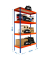 Schwerlastregal ECOFORTE 1204-4 458100047201244 orange, blau 120,0 x 45,0 x 200,0 cm