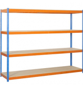 Schwerlastregal SIMONFORTE 2406-4 458100045202468 blau, orange 240,0 x 60,0 x 200,0 cm