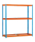 Schwerlastregal ECOFORTE 1506-3 8435104921517 orange, blau 150,0 x 60,0 x 200,0 cm