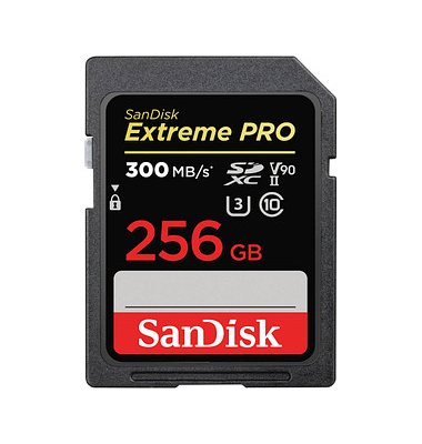 Speicherkarte Extreme PRO SDSDXDK-256G-GN4IN, SDXC, V90, bis 300 MB/s, 256 GB