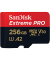 Speicherkarte Extreme PRO SDSQXCD-256G-GN6MA, Micro-SDXC, mit SD-Adapter, V30, bis 200 MB/s, 256 GB