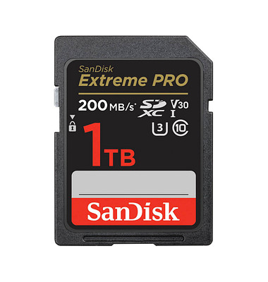 Speicherkarte Extreme PRO SDSDXXD-1T00-GN4IN, SDXC, V30, bis 200 MB/s, 1 TB