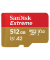 Speicherkarte Extreme SDSQXAV-512G-GN6MA, Micro-SDXC, mit SD-Adapter, Class 10, bis 190 MB/s, 512 GB