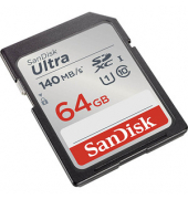 Speicherkarte Ultra SDSDUNB-064G-GN6IN, SDXC, Class 10, bis 140 MB/s, 64 GB