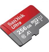 Speicherkarte Ultra SDSQUAC-256G-GN6MA, Micro-SDXC, mit SD-Adapter, Class 10, bis 150 MB/s, 256 GB