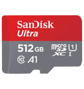 Speicherkarte Ultra SDSQUAC-512G-GN6MA, Micro-SDXC, mit SD-Adapter, Class 10, bis 150 MB/s, 512 GB