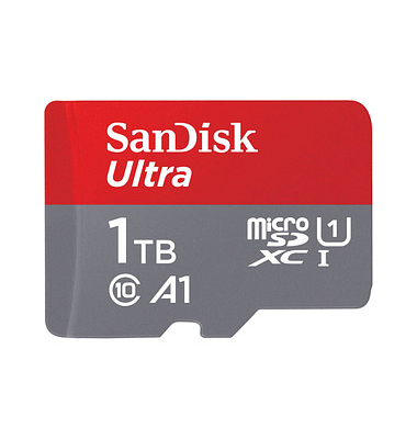 Speicherkarte Ultra SDSQUAC-1T00-GN6MA, Micro-SDXC, mit SD-Adapter, Class 10, bis 150 MB/s, 1 TB