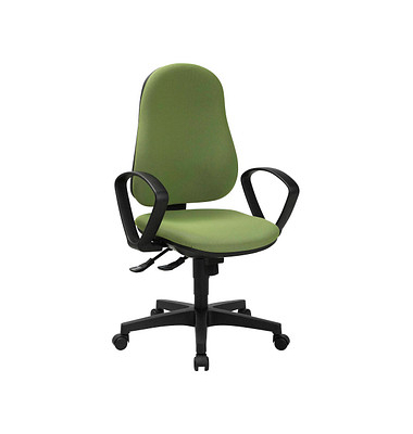 Bürostuhl Support SY ECO, 8550BMP4 salbeigrün, schwarz Stoff