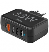 Ladeadapter schwarz, 33 Watt