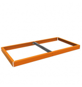Stahlfachboden ECOFORTE EA 1504 orange 150,0 x 45,0 cm