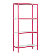 Schwerlastregal HOMECLICK MINI 4400 PP2100209168044 rosa 80,0 x 40,0 x 160,0 cm
