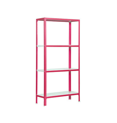 Schwerlastregal HOMECLICK MINI 4400 PP2100209168044 rosa 80,0 x 40,0 x 160,0 cm
