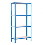 Schwerlastregal HOMECLICK MINI 4400 442100209168044 blau 80,0 x 40,0 x 160,0 cm