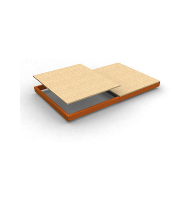 Stahlträger mit HDF-Fachboden ECOFORTE EA 2406 orange 240,0 x 60,0 cm Stahlträger mit HDF-Fachboden ECOFORTE EA 2406 orange 240,0 x 60,0 cm