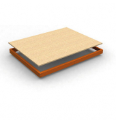 Stahlträger mit HDF-Fachboden ECOFORTE EA 1204 orange 120,0 x 45,0 cm