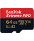 Speicherkarte Extreme PRO SDSQXCU-064G-GN6MA, Micro-SDXC, mit SD-Adapter, V30, bis 200 MB/s, 64 GB