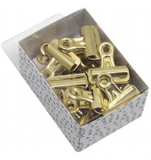 Briefklemmer gold 2,5 cm