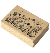 Motivstempel Blumenwiese 6,0 x 4,0 cm