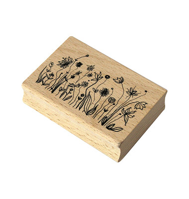 Motivstempel Blumenwiese 6,0 x 4,0 cm Motivstempel Blumenwiese 6,0 x 4,0 cm