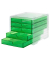 Schubladenbox styroswingbox light  gecko DIN C4 mit 5 Schubladen
