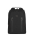 Rucksack City Traveler Kunstfaser schwarz erweiterbarer Stauraum: