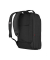 Rucksack City Traveler Kunstfaser schwarz erweiterbarer Stauraum: