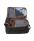 Rucksack City Traveler Kunstfaser schwarz erweiterbarer Stauraum: