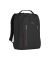 Rucksack City Traveler Kunstfaser schwarz erweiterbarer Stauraum: