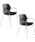 Schalenstühle myPRIMO 2511 01 01 A 26 397 schwarz Stoff