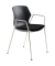 Schalenstühle myPRIMO 2511 01 01 A 26 397 schwarz Stoff