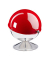 Zuckerdose silber, rot
