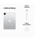 iPad Pro 11.0 4.Gen (2022) Cellular 27,9 cm (11,0 Zoll) 256 GB silber