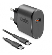 Ladekabel mit Adapter schwarz 1,0 m, 15 Watt