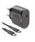 Ladekabel mit Adapter schwarz 1,0 m, 15 Watt