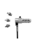 Universal Security Cable Lock Notebookschloss 2,0 m