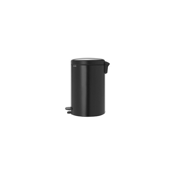 8710755114106 - Mülleimer mit Pedal Edelstahl mattschwarz 20 l - Brabantia 8710755114106 - Mülleimer mit Pedal Edelstahl mattschwarz 20 l - Brabantia