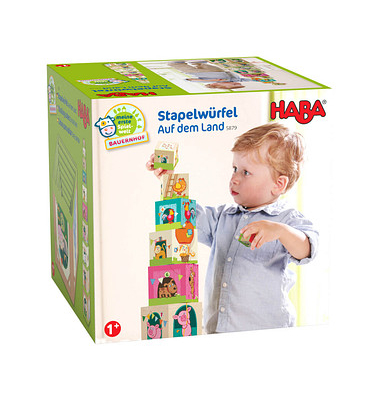 Stapelwürfel Bauernhof Lernspielzeug