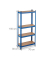 Schwerlastregal 10033047_0 blaubraun 70,0 x 30,0 x 150,0 cm