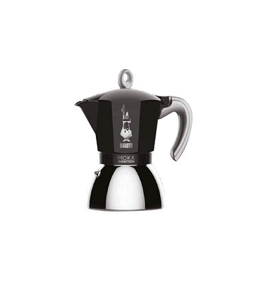 Espressokocher MOKA INDUCTION 0006934, schwarz, 4 Tassen