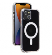 Hybrid Case mit MagSafe Handy-Cover für Apple iPhone 14 transparent