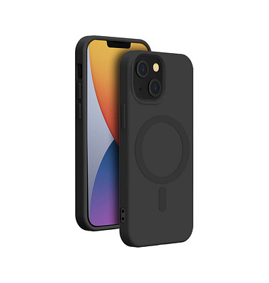 Soft Case mit MagSafe Handy-Cover für Apple iPhone 14 schwarz