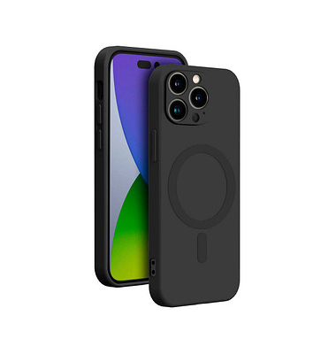 Soft Case mit MagSafe Handy-Cover für Apple iPhone 14 Pro schwarz