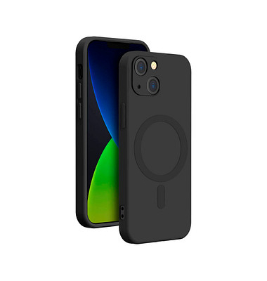 Soft Case mit MagSafe Handy-Cover für Apple iPhone 14 Plus schwarz