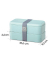 Brotdose, 00181595, pastellblau/grau, ohne, 2er Set, 500 ml