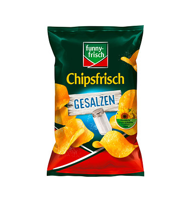 Chipsfrisch gesalzen Chips Chips Chipsfrisch gesalzen Chips Chips
