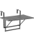 Beistelltisch 416505, 56cm (H), 60x40cm (BxT), rechteckig, grau / grau