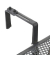 Beistelltisch 416505, 56cm (H), 60x40cm (BxT), rechteckig, grau / grau